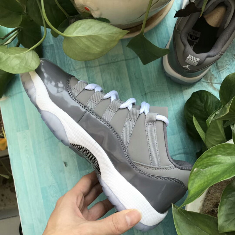 Authentic Air Jordan 11 Low Cool Grey women